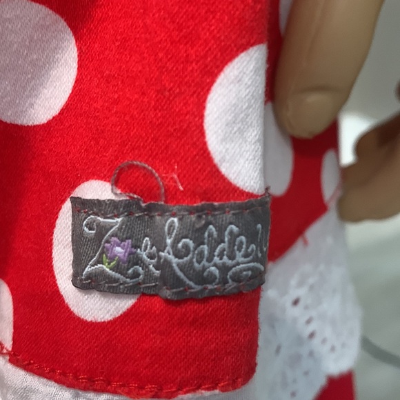 Toddler Red/White Polka Dot Dress! 😍 - Picture 7 of 8